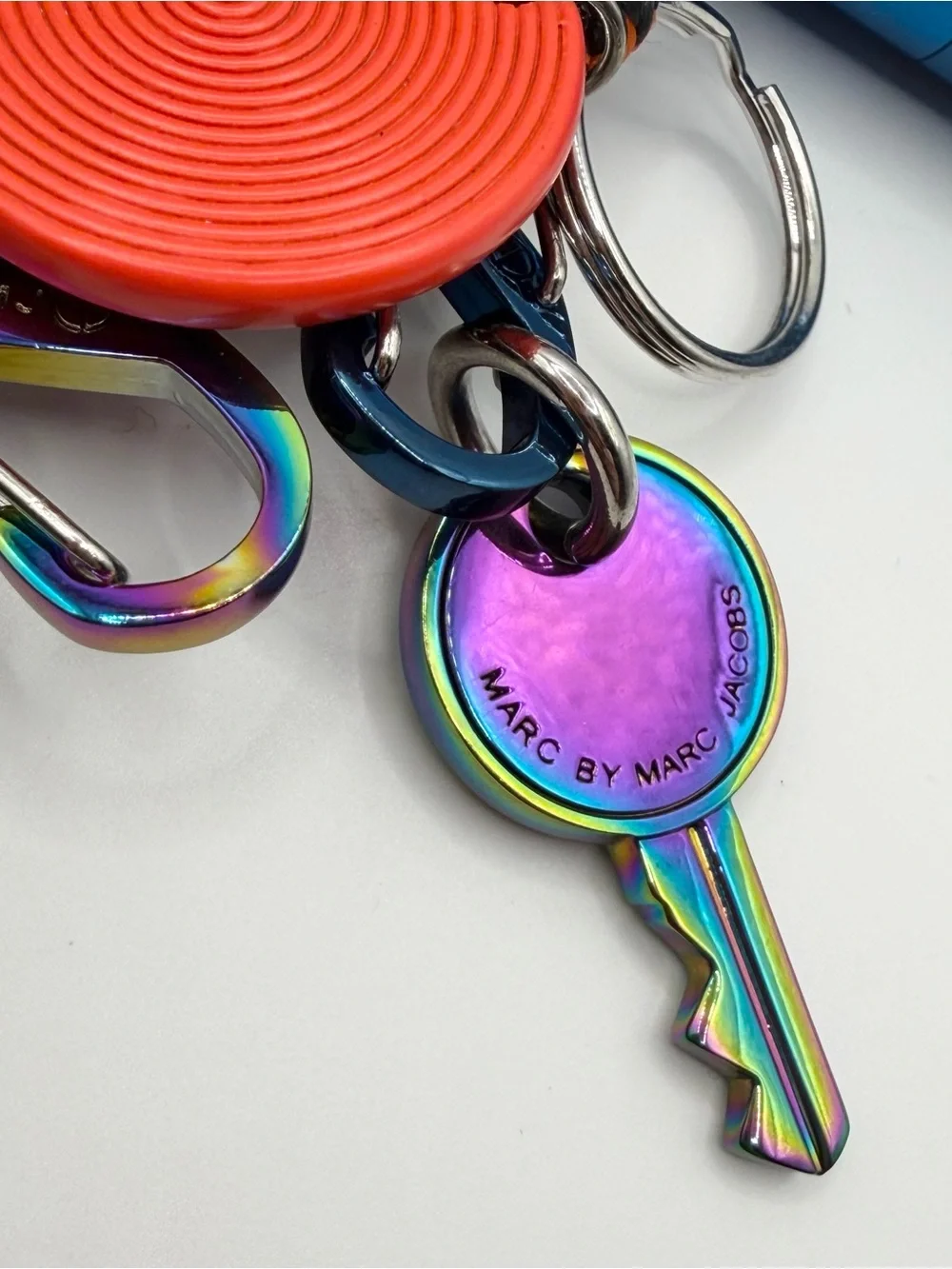 Marc by Marc Jacobs Oversized Multi Charm Keychain Bag Charm NWT $368